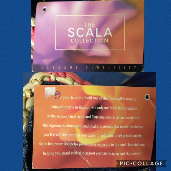 NWT. Scala PATRIOTIC FLAG Straw Shoulder Purse - Picture 13 of 13